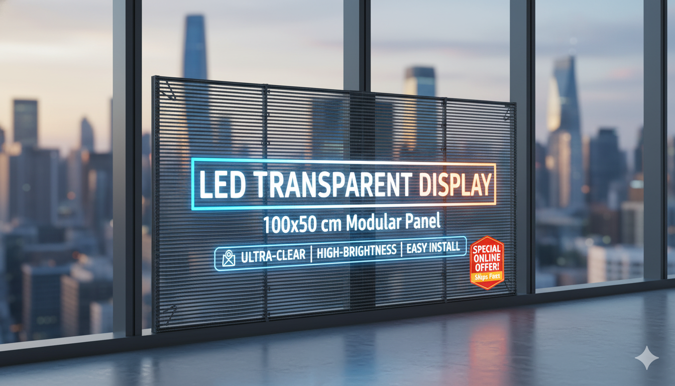 LED transparent P3.91