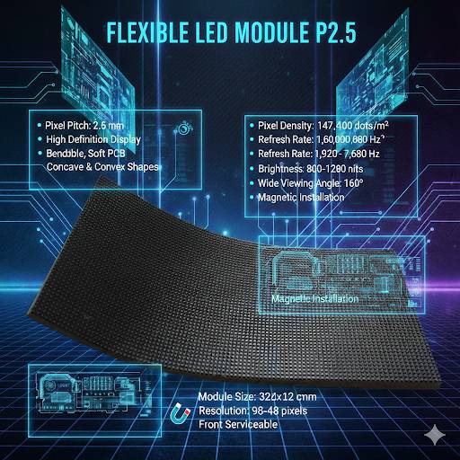 LED FLEXBLE P2.5 Indoor Sgreen